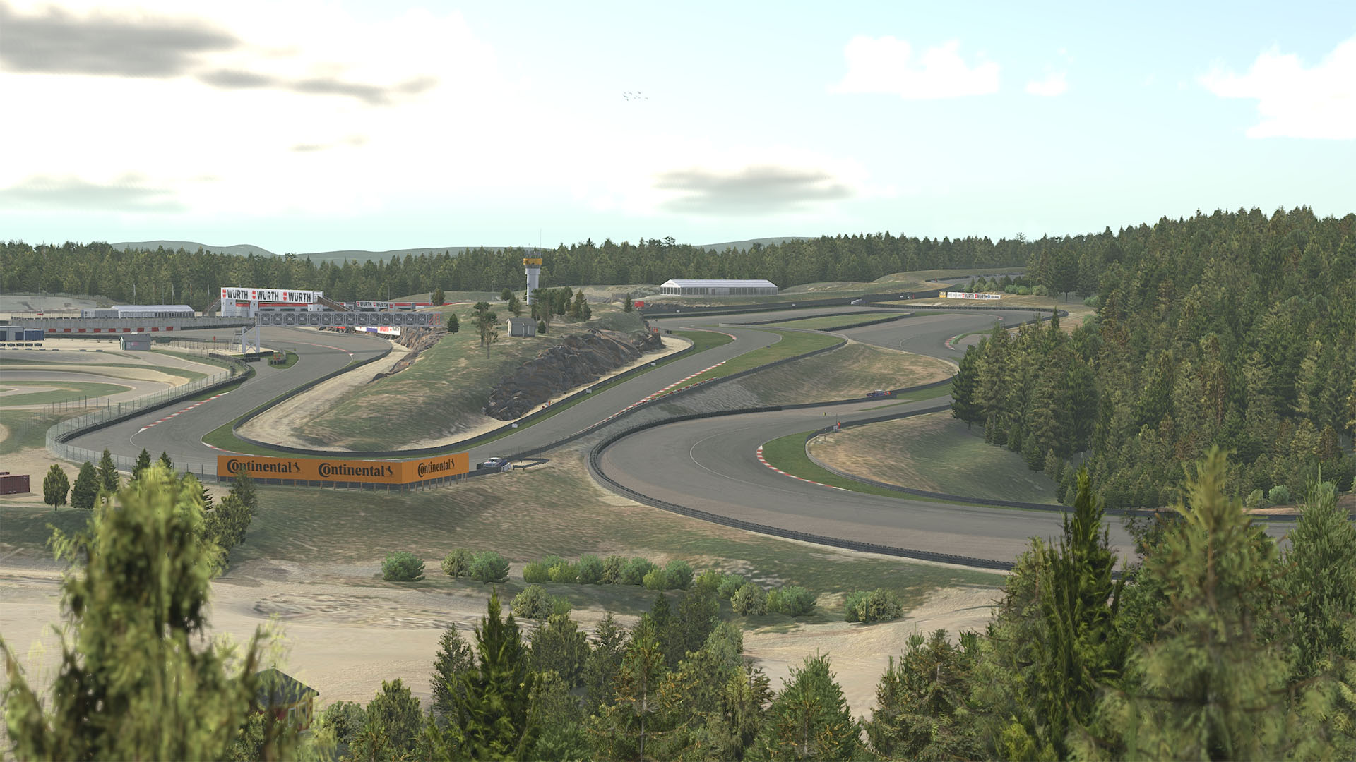 Rudskogen Motorsenter circuit view 2