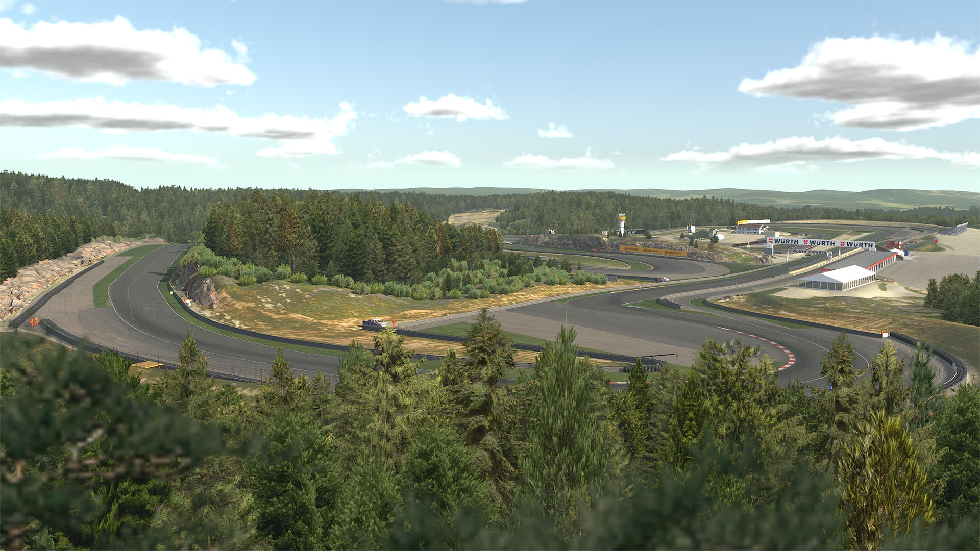 Rudskogen Motorsenter circuit view 5