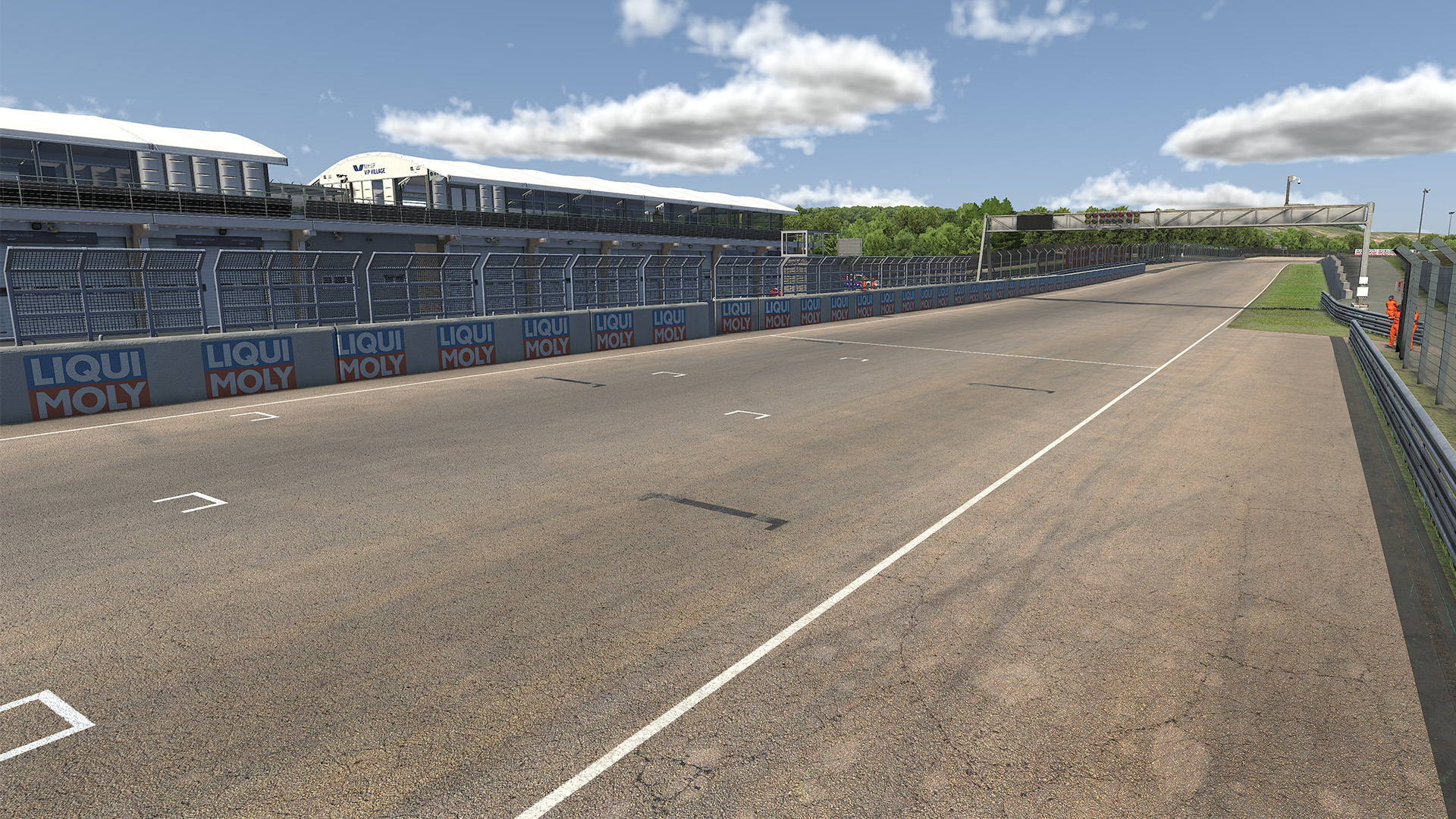 Sachsenring circuit view 1