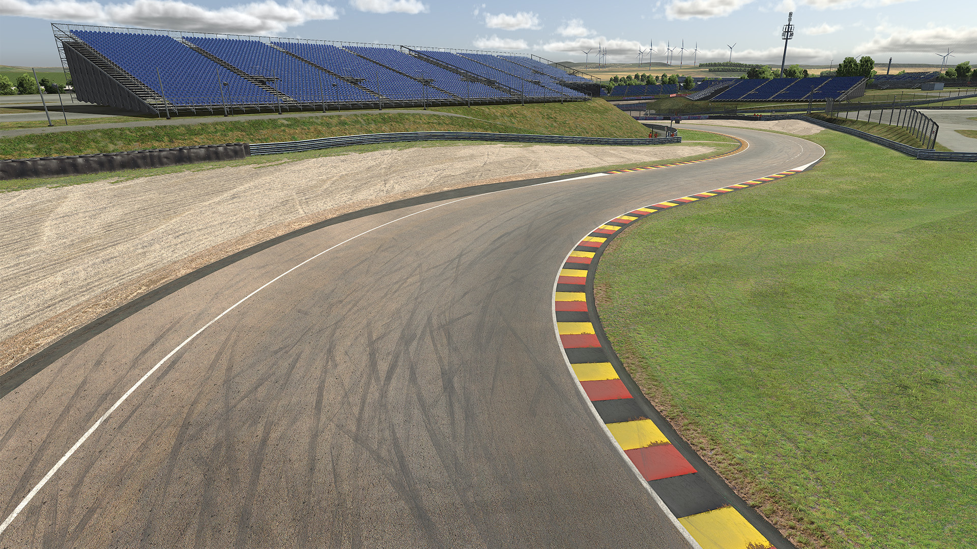 Sachsenring circuit view 2