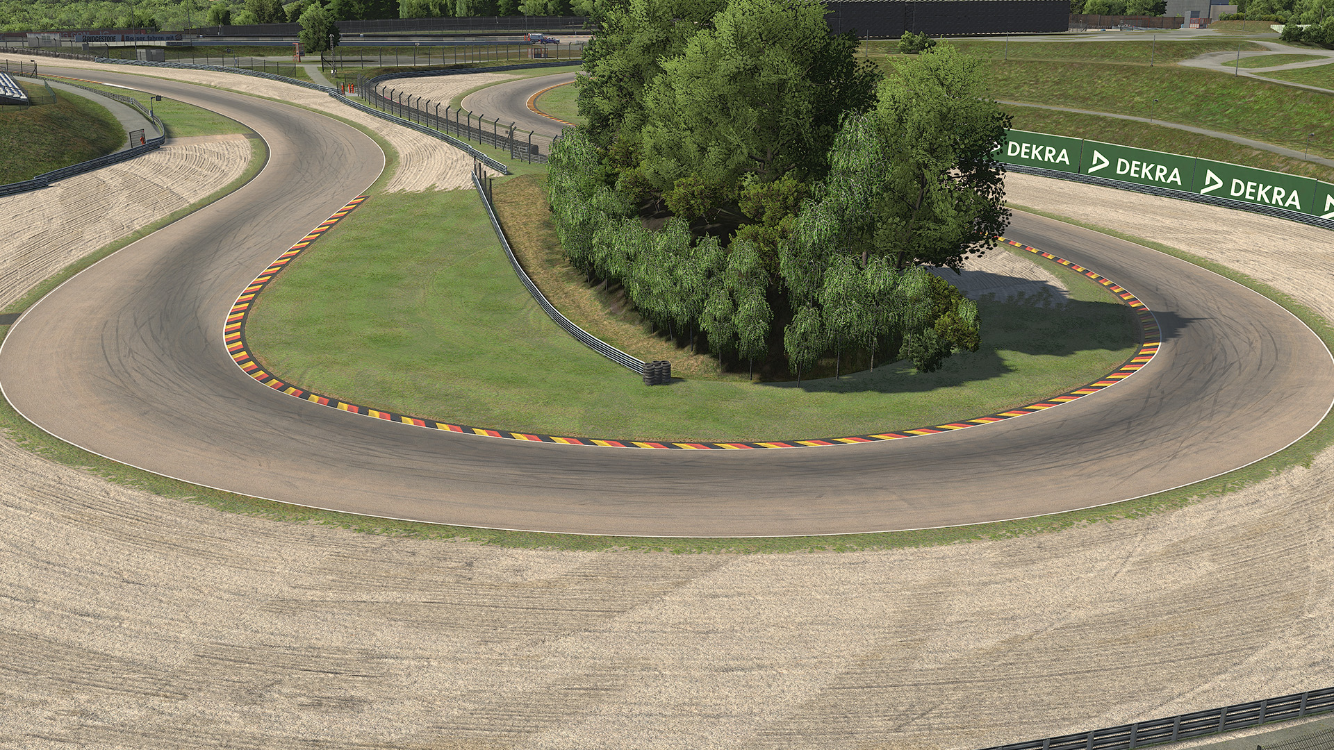 Sachsenring circuit view 3