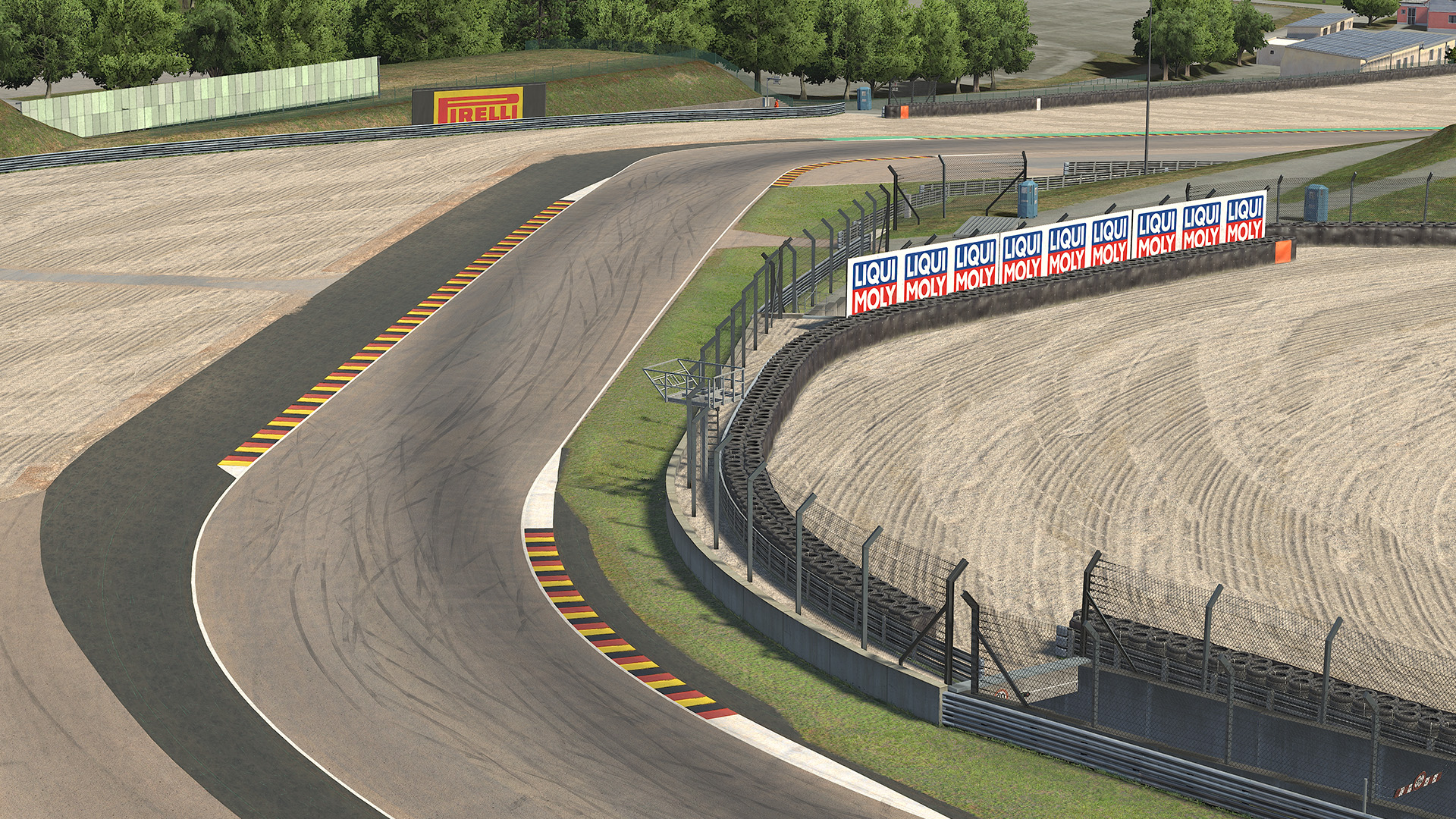 Sachsenring circuit view 4