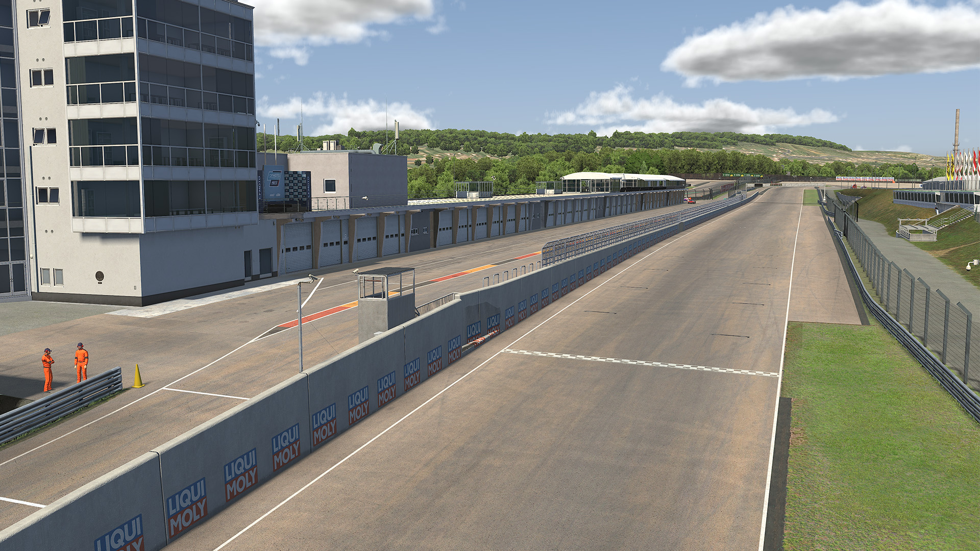 Sachsenring circuit view 5