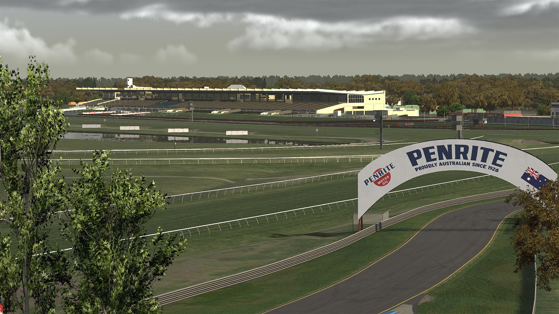Sandown International Motor Raceway circuit view 1