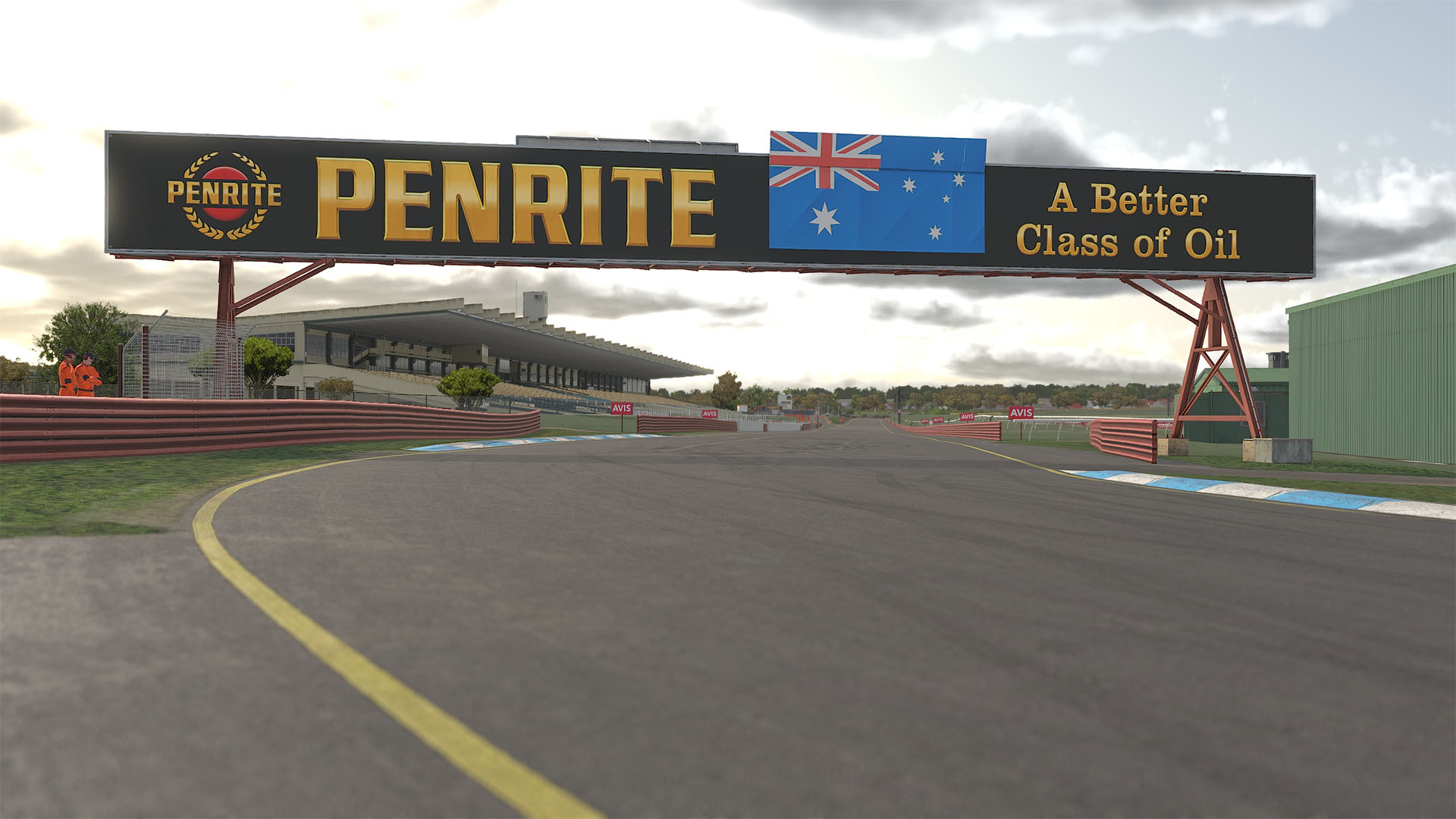 Sandown International Motor Raceway circuit view 3