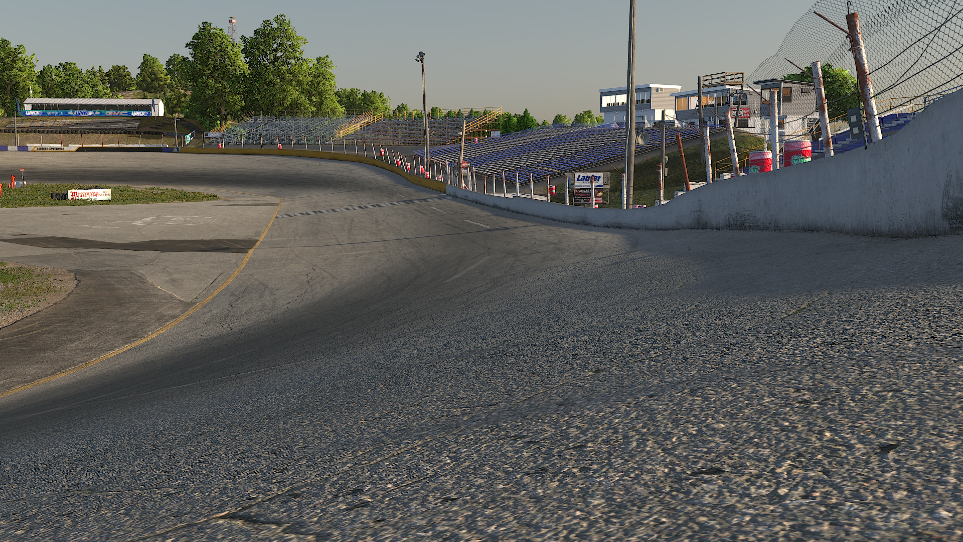 Slinger Speedway circuit view 2