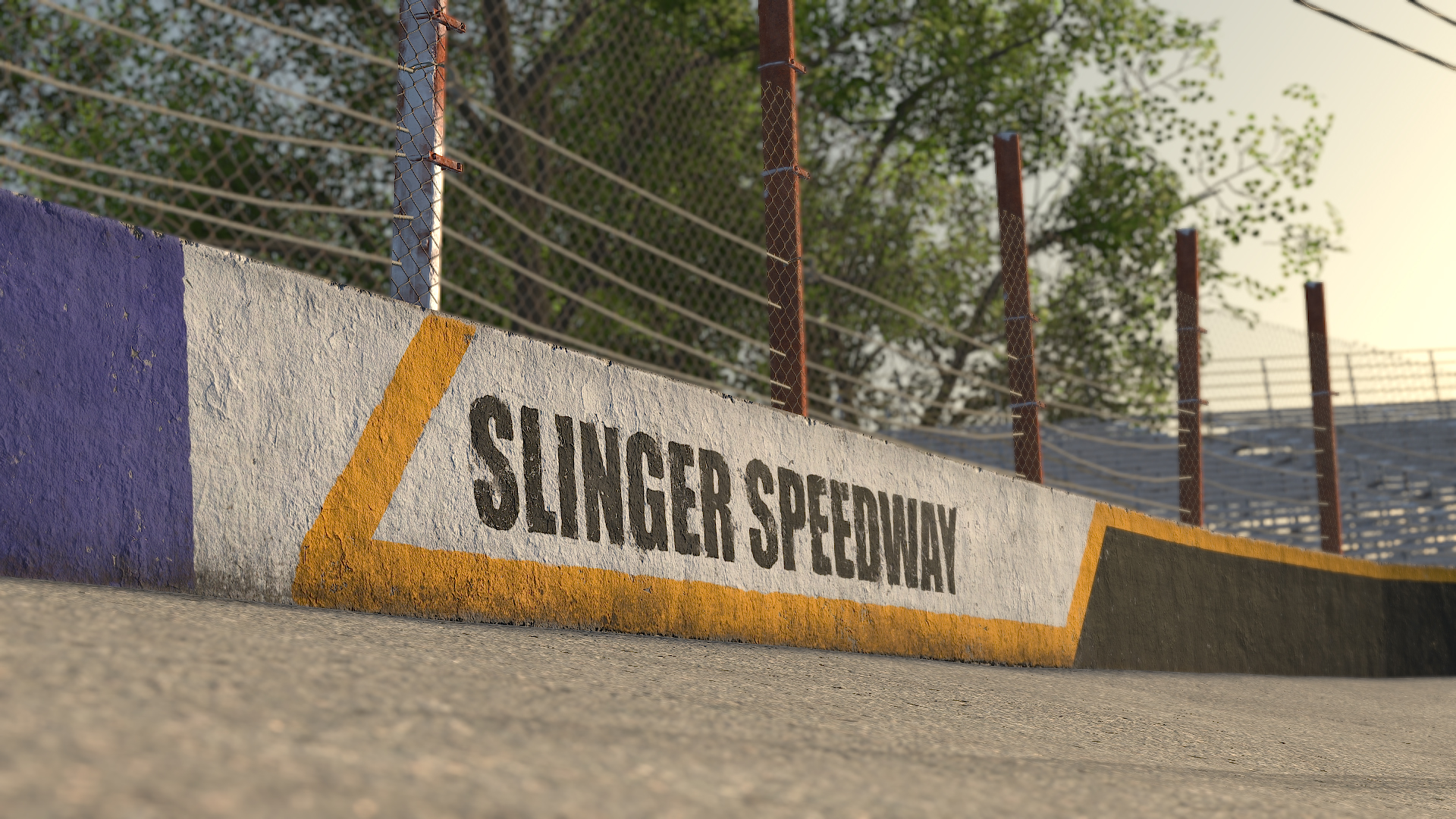 Slinger Speedway circuit view 3