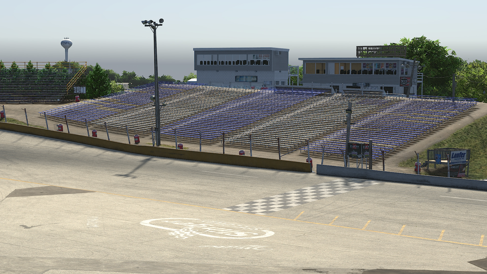 Slinger Speedway circuit view 4