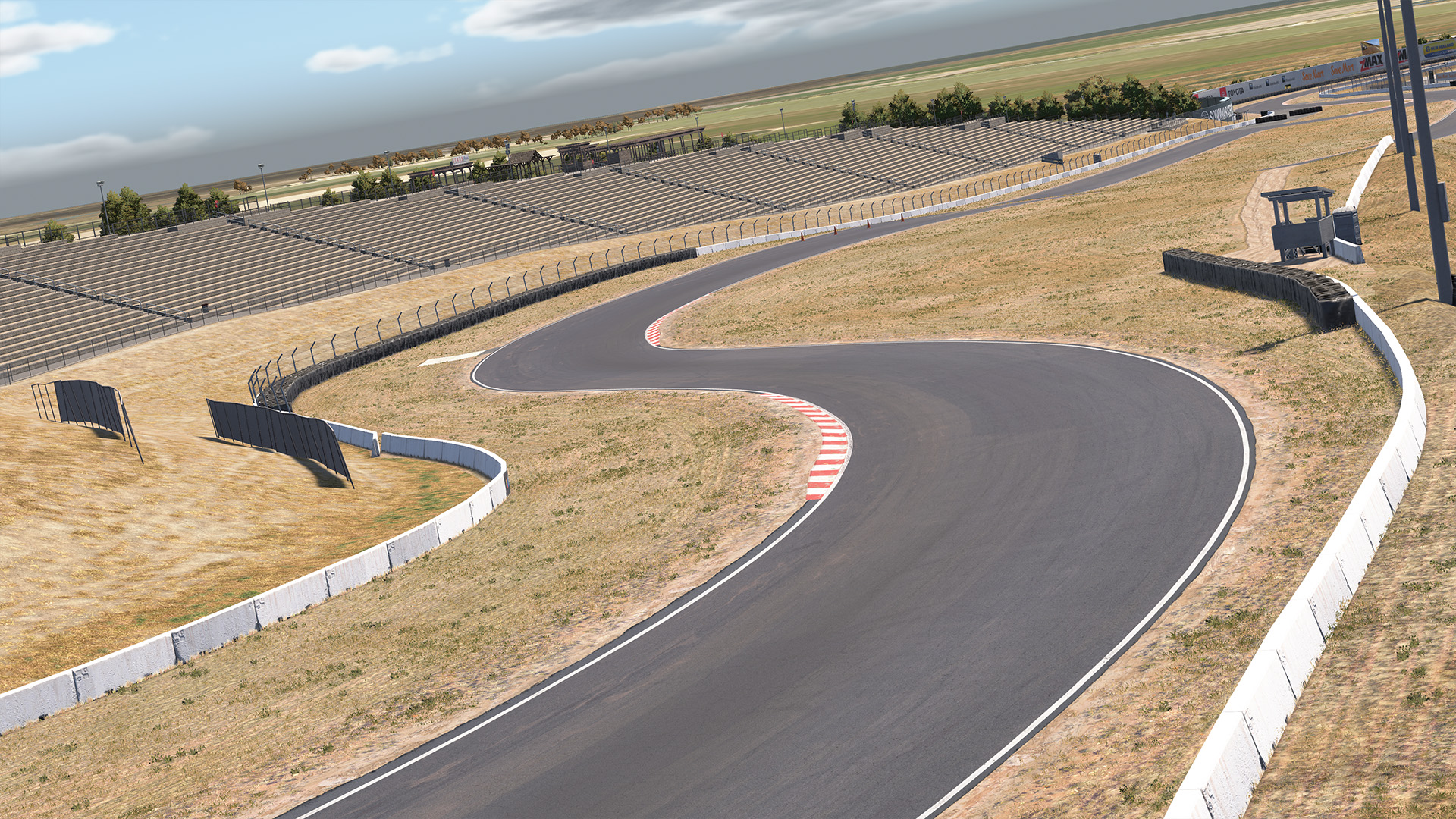 Sonoma Raceway circuit view 2