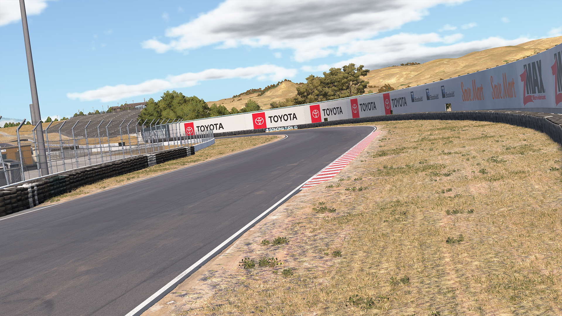 Sonoma Raceway circuit view 5