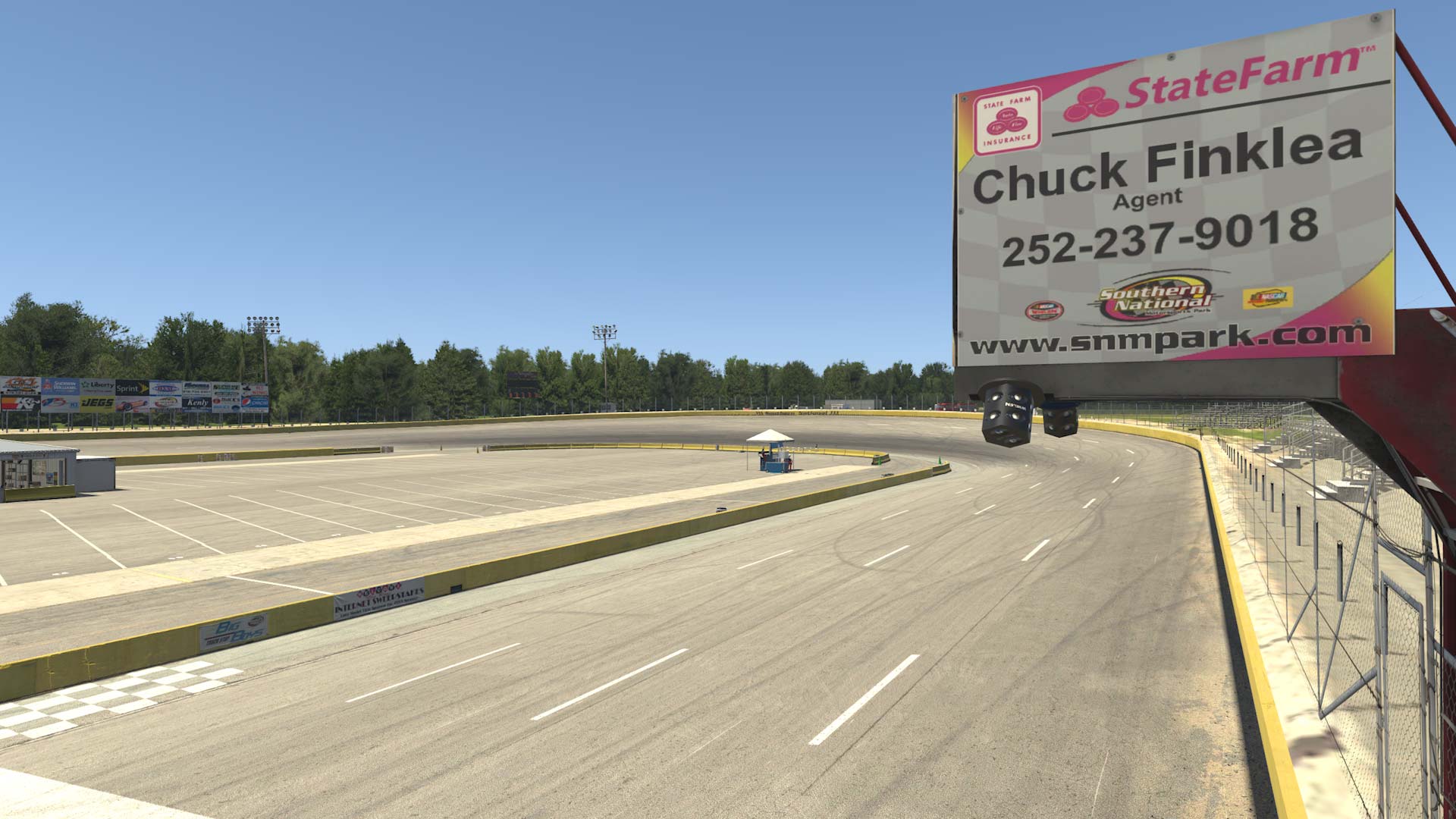 Southern National Motorsports Park circuit view 2