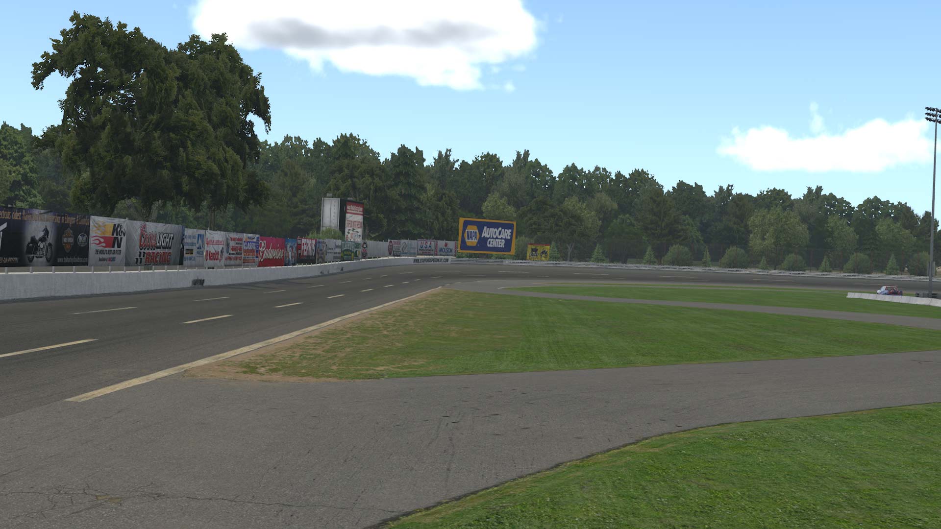 Stafford Motor Speedway circuit view 2