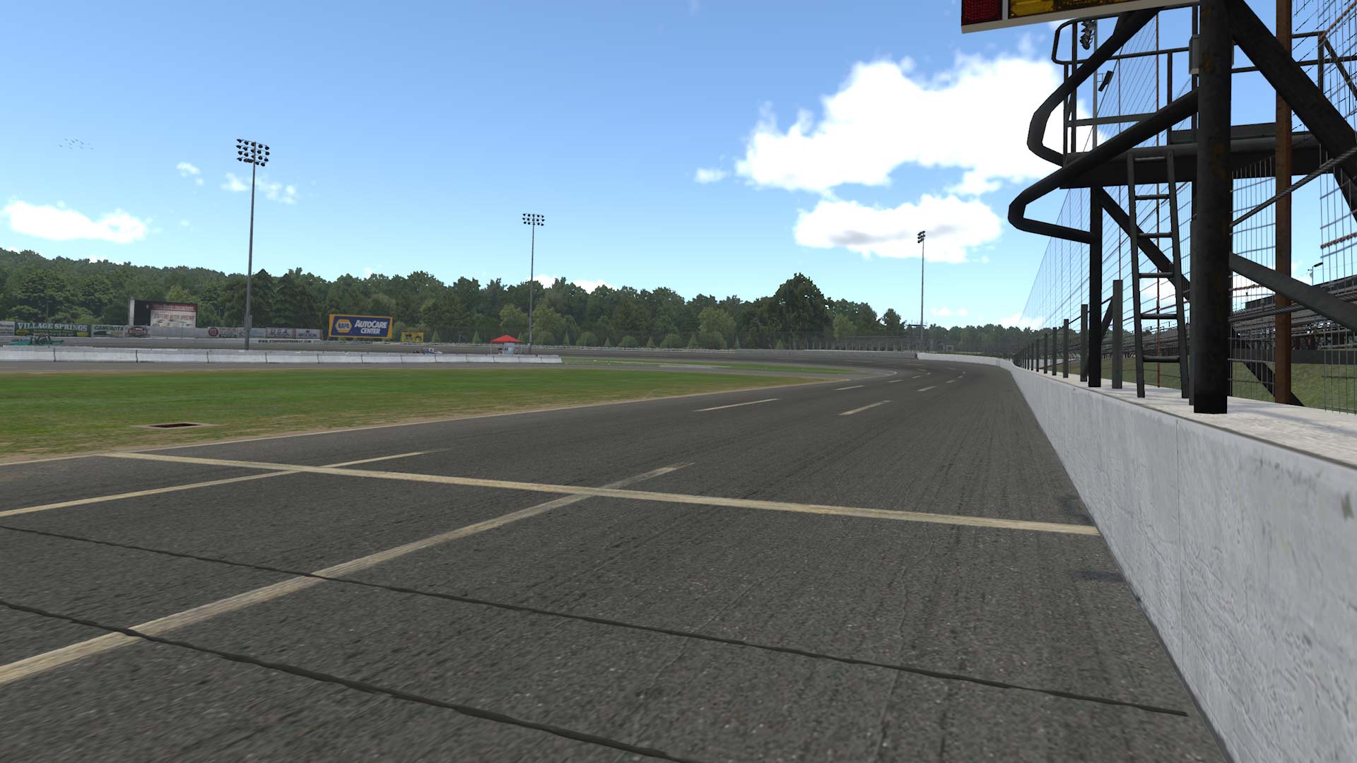 Stafford Motor Speedway circuit view 3