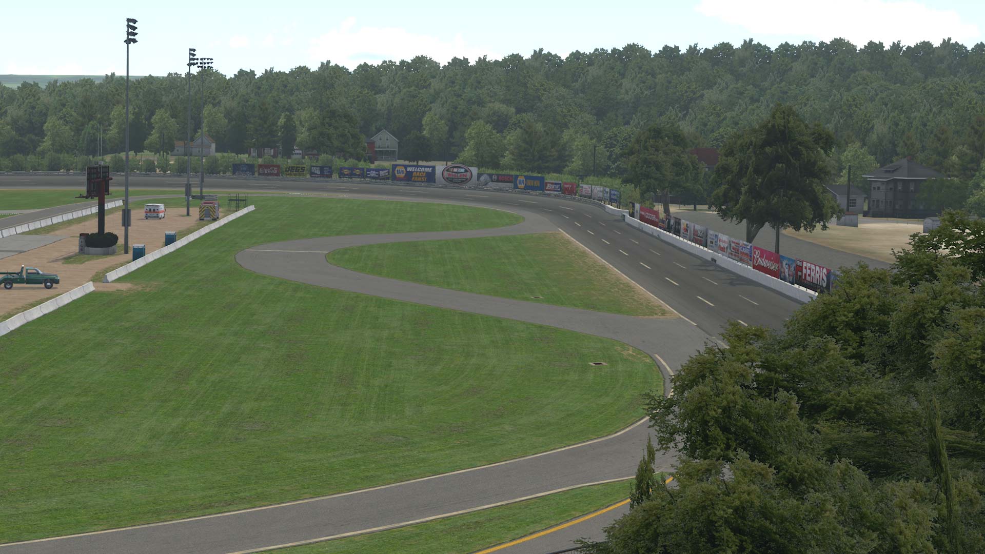 Stafford Motor Speedway circuit view 4