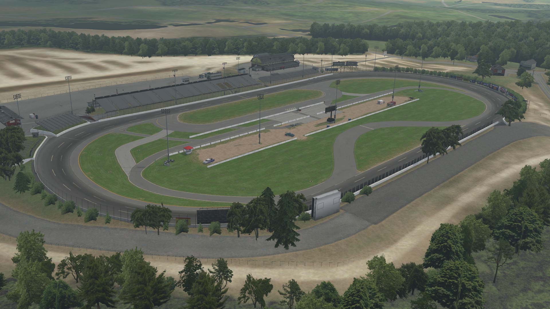 Stafford Motor Speedway circuit view 5