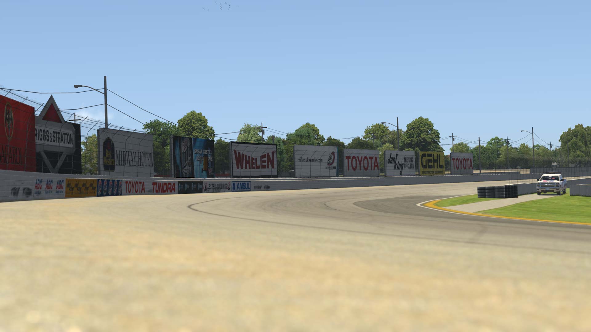 The Milwaukee Mile circuit view 3