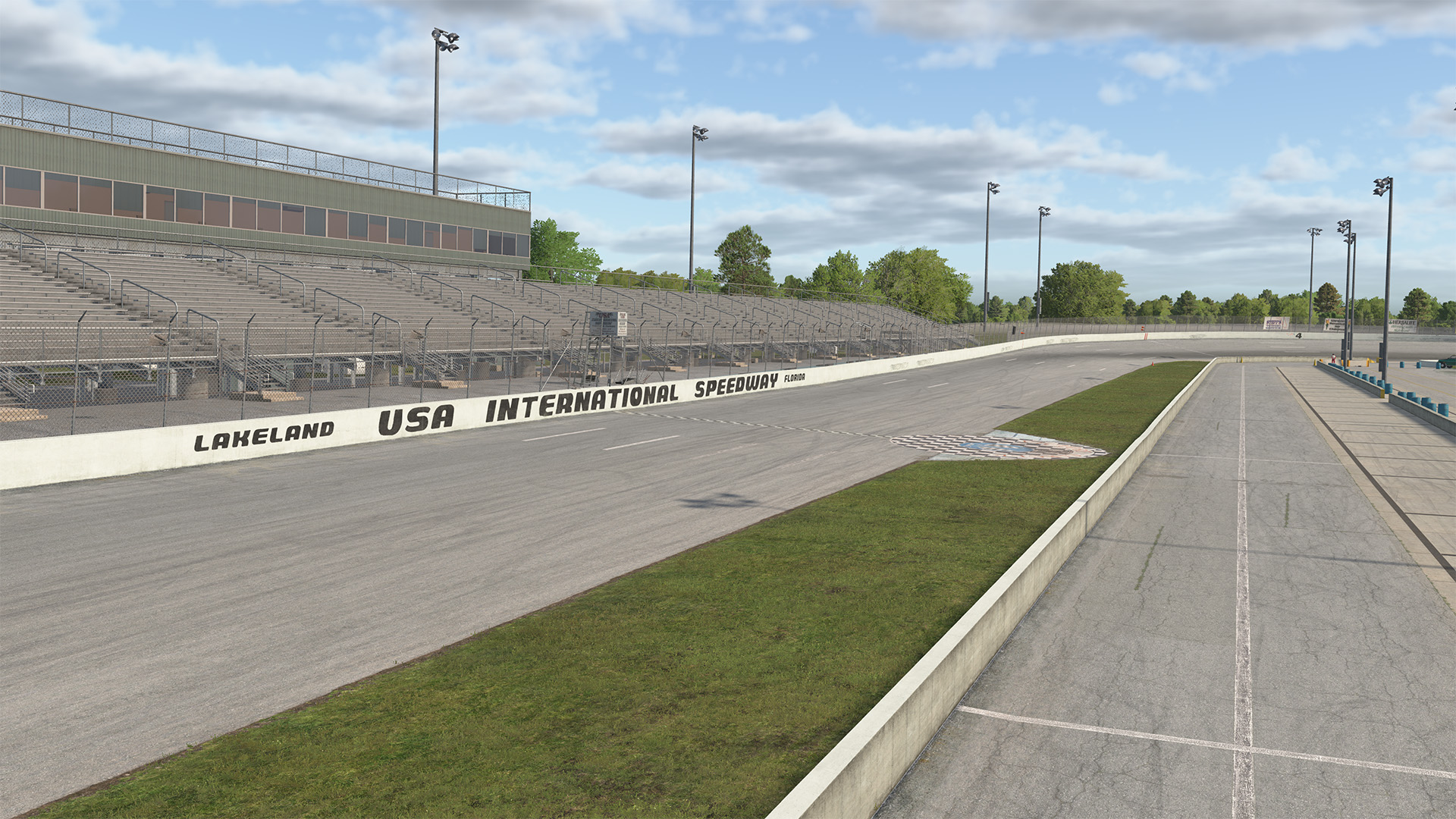 USA International Speedway circuit view 2