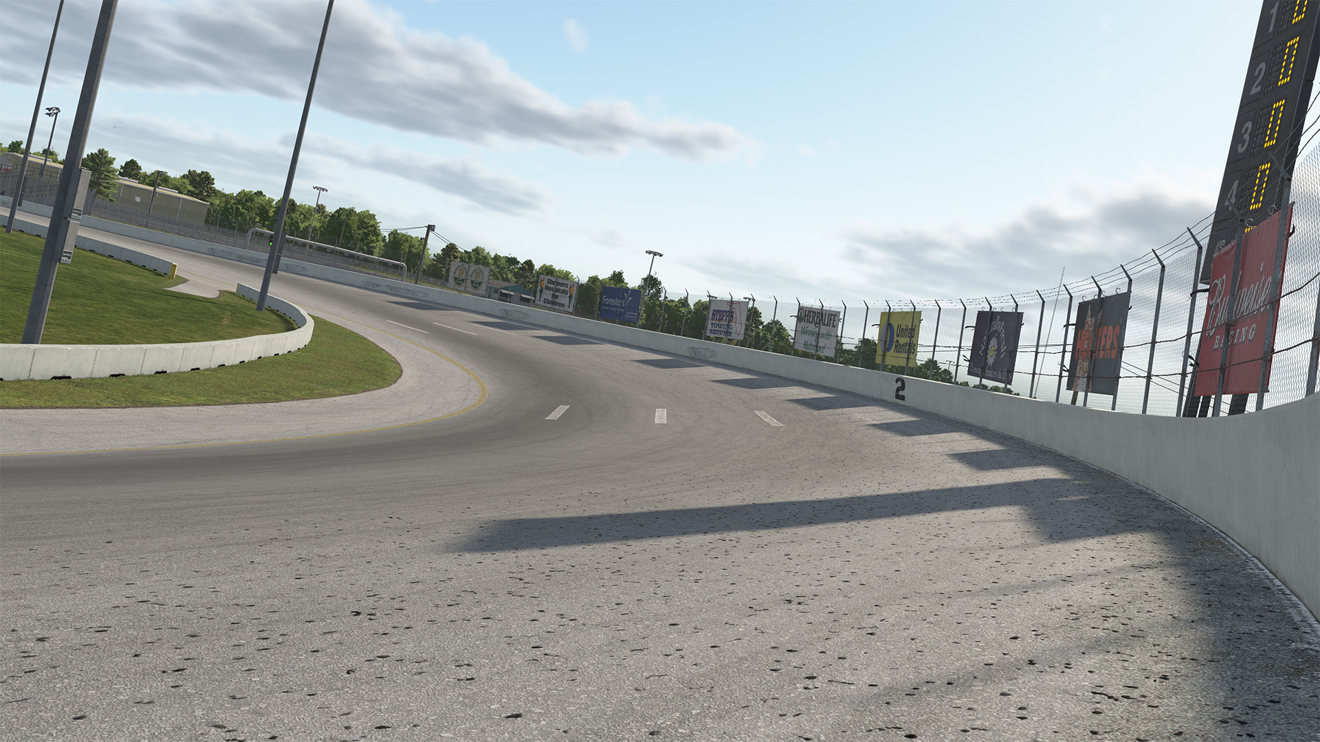 USA International Speedway circuit view 3