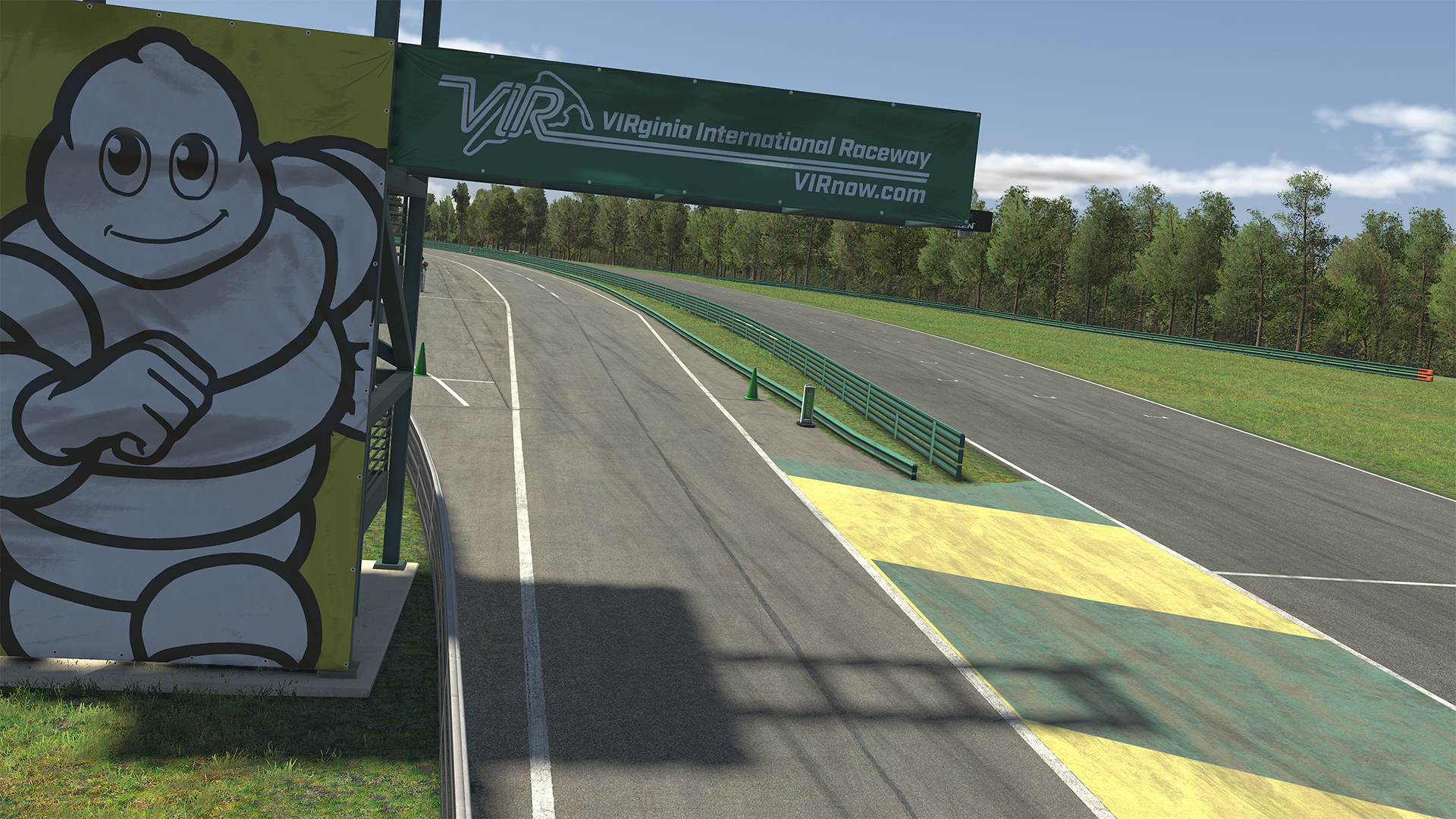 Virginia International Raceway circuit view 1