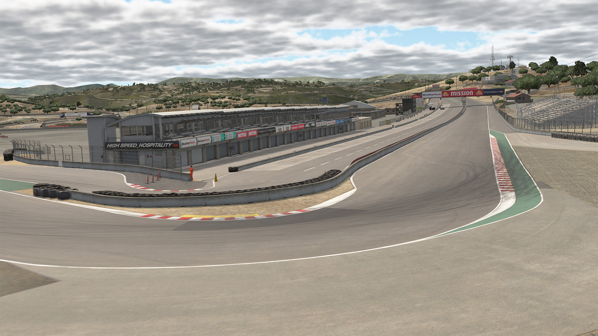 WeatherTech Raceway at Laguna Seca circuit view 1