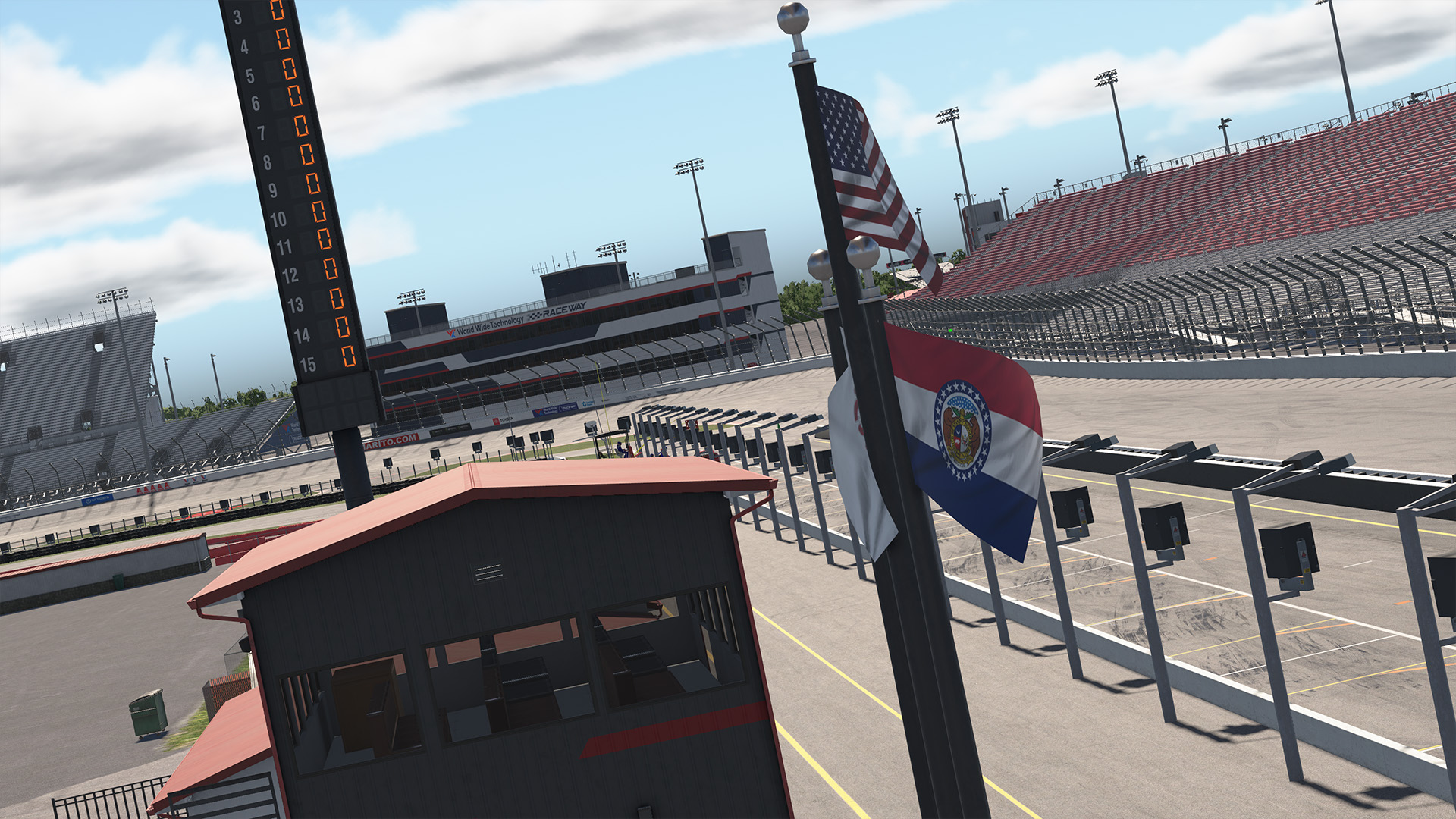 World Wide Technology Raceway (Gateway) circuit view 3