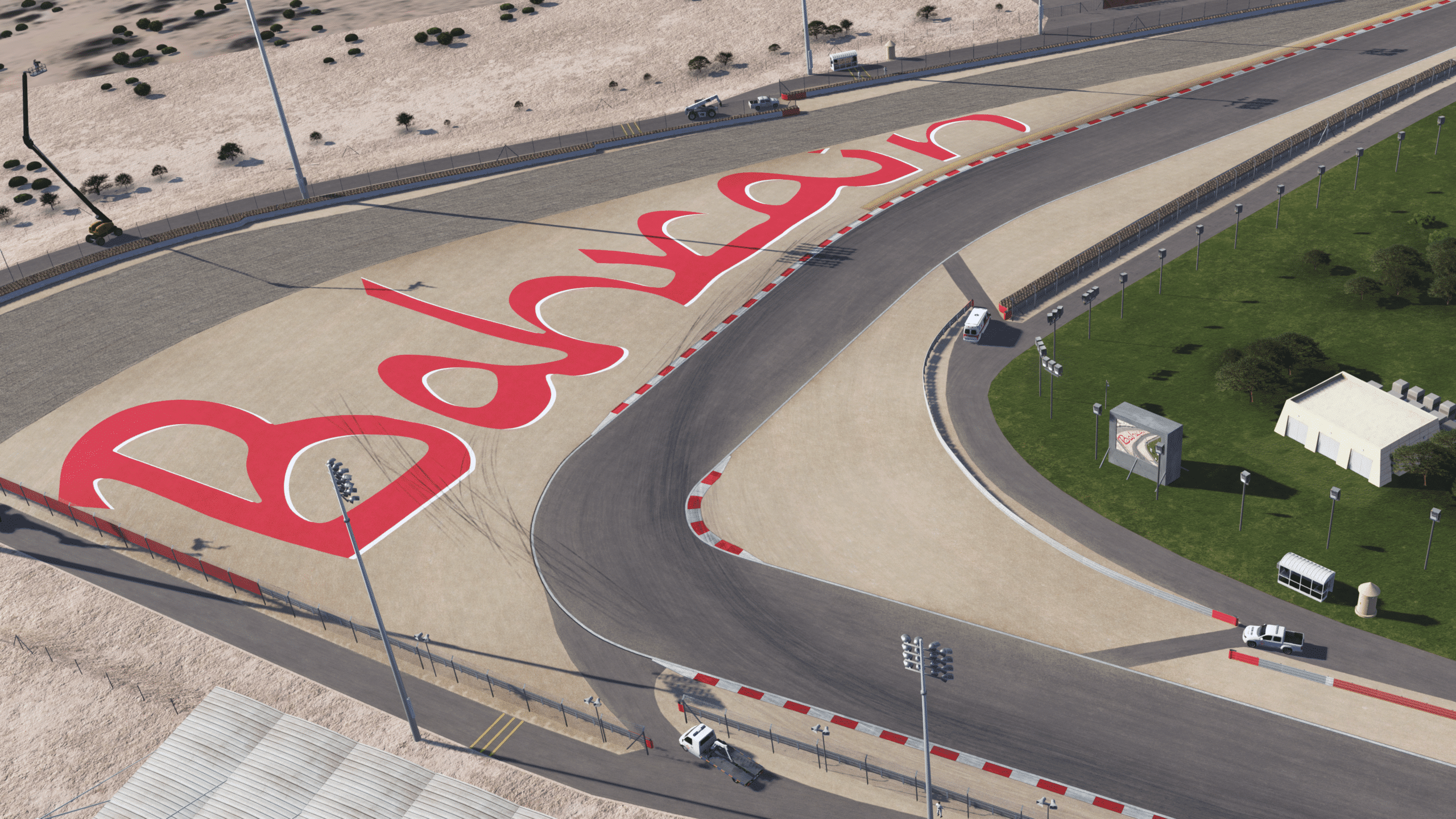 Bahrain International Circuit circuit view 2