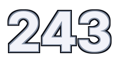 Driver number 243