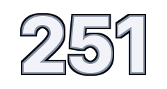 Driver number 251