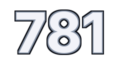 Driver number 781