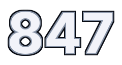 Driver number 847