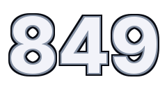 Driver number 849