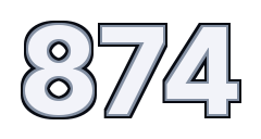 Driver number 874
