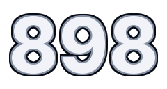 Driver number 898