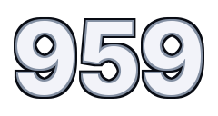 Driver number 959