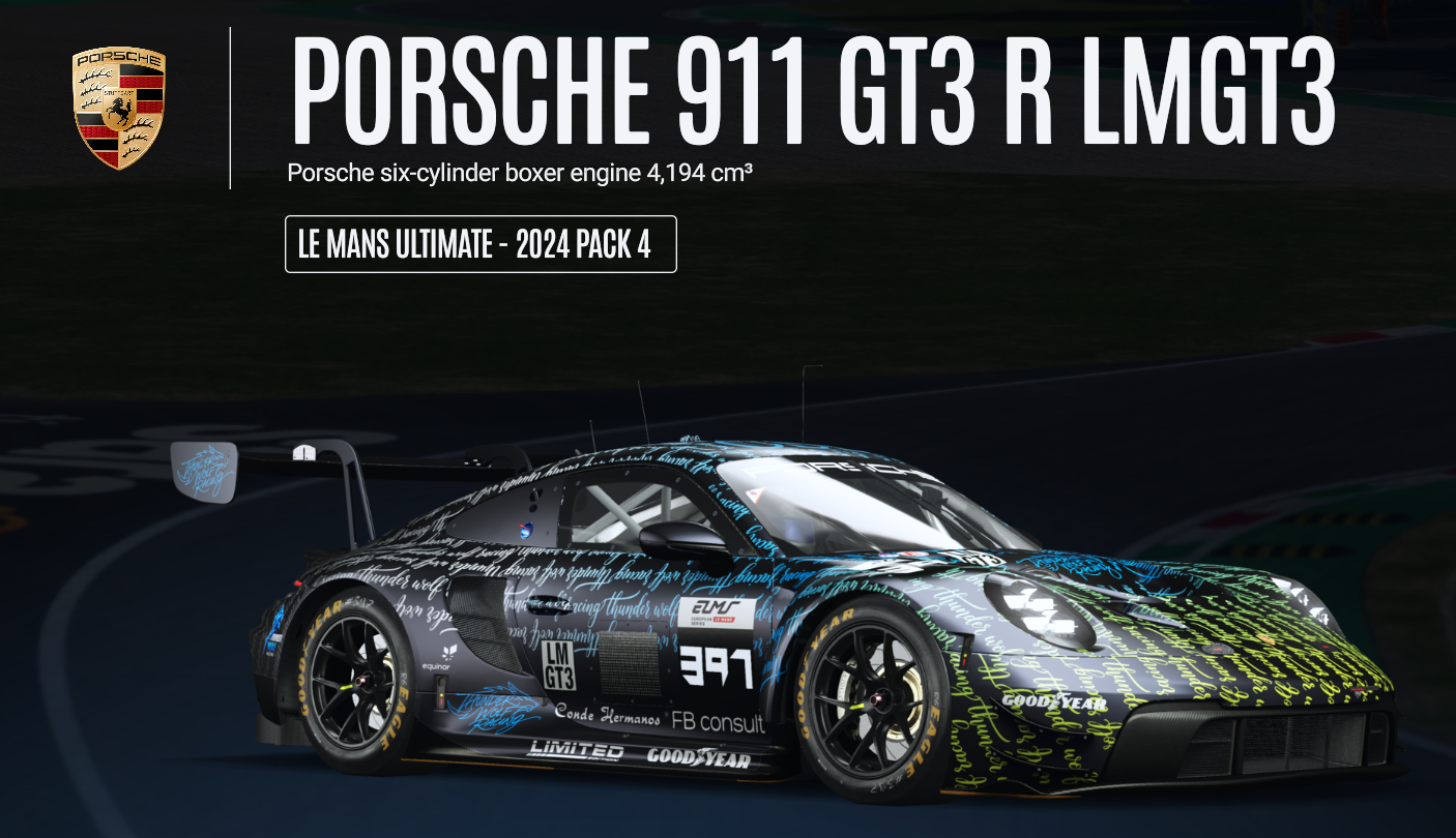 TWR Porsche LMGT3 · view 1